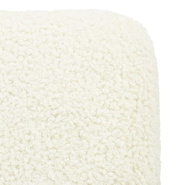 Boucle Rectangular Ottoman Bench