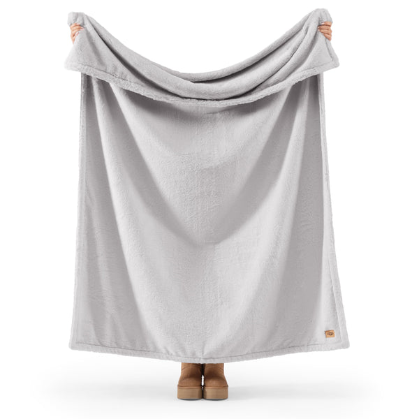 Faux Fur Throw Blanket 50x70 – Plush Cozy Hypoallergenic Throw