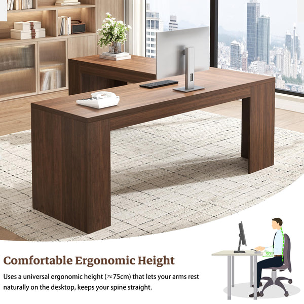 L-Shaped Corner Desk 71"