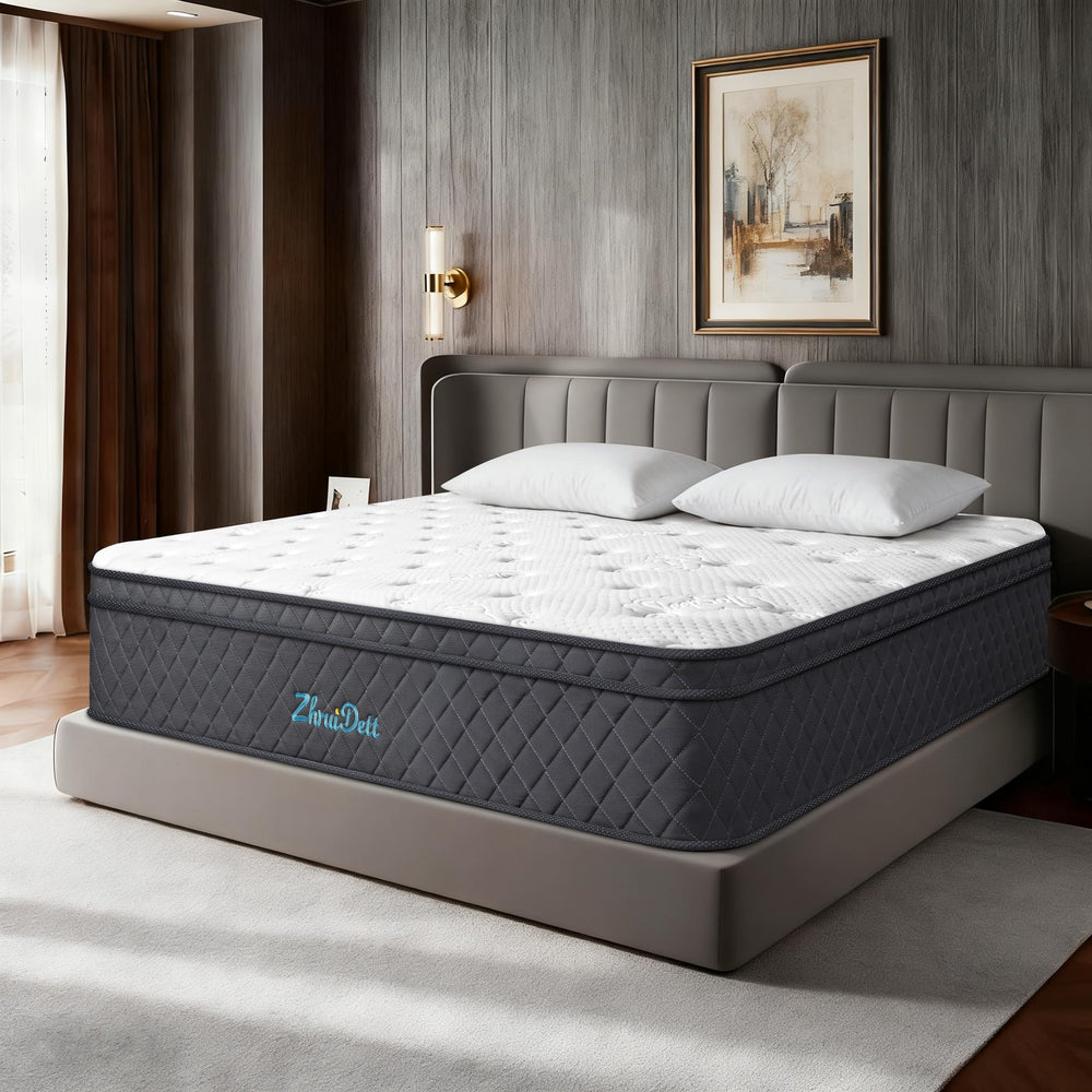 Gel Memory Foam Hybrid Mattress – Medium Firm, Pocket Spring, Fiberglass Free
