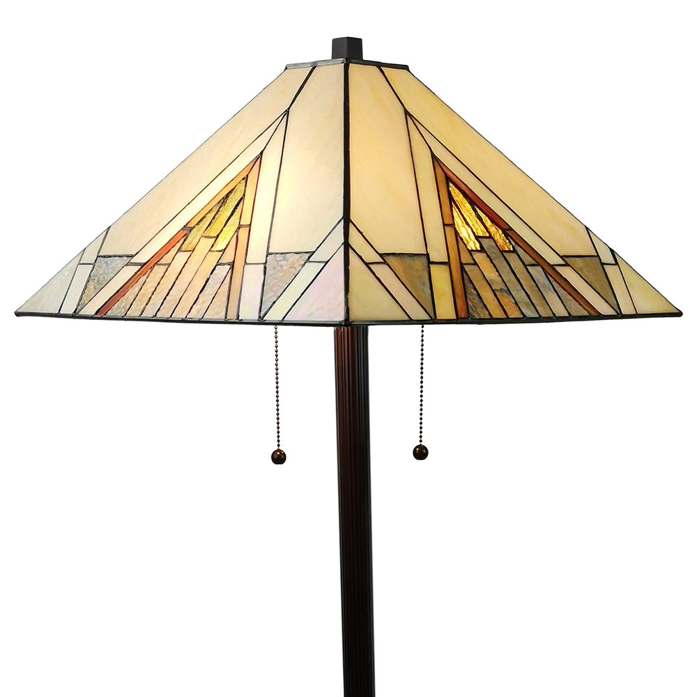 Tiffany Style Stained Glass Floor Lamp