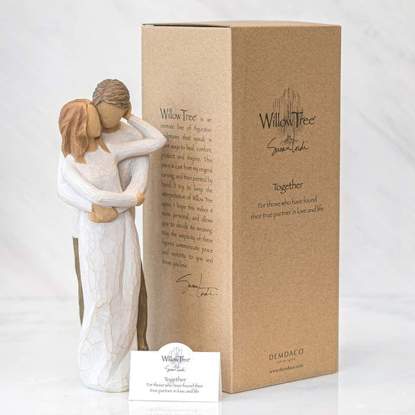 Couple Figurine Hand-Painted Resin Sculpture