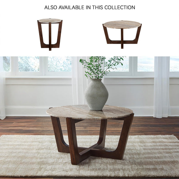 Round Marble Top Coffee Table
