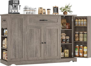 Rolling Kitchen Island Cart with Storage