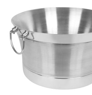 Double Wall Round Beverage Tub – Stainless Steel