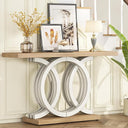 55" Geometric Console Table