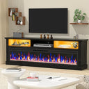 58" Fireplace TV Stand with 52" Electric Fireplace for TVs Up to 65"