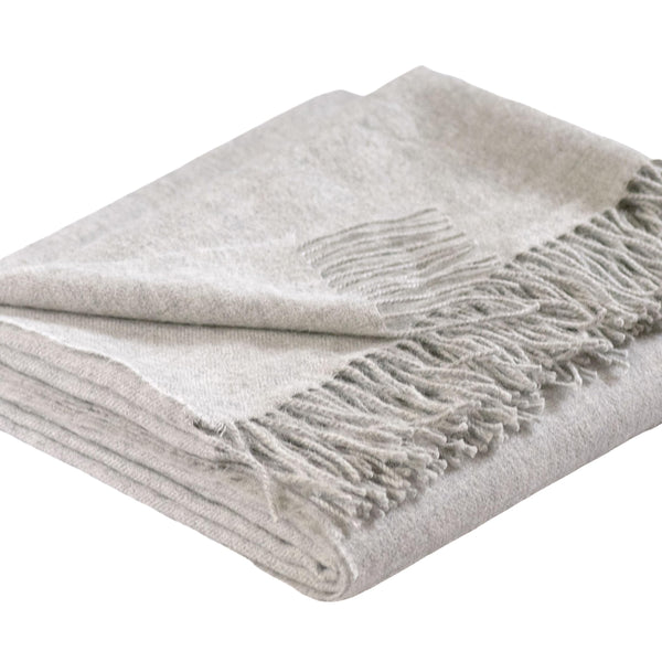 Baby Alpaca Throw Blanket — Handwoven, Lightweight & Breathable