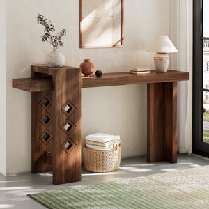 Modern Floating Console Table – 63 Inch