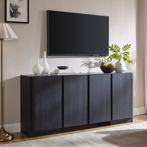 66-Inch Sideboard Buffet Cabinet with Adjustable Shelves