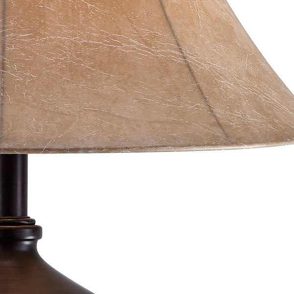 Rustic Urn Table Lamps Set of 2 with Nightlight