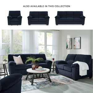 Contemporary Corduroy Sofa – 3-Seat Living Room Couch