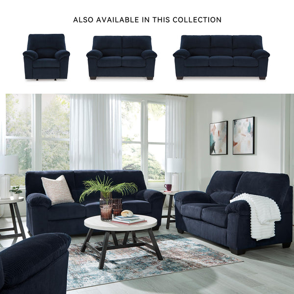 Contemporary Corduroy Sofa – 3-Seat Living Room Couch