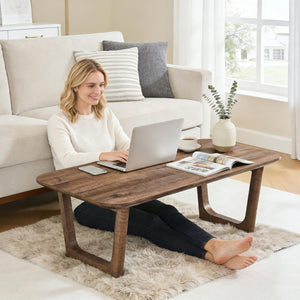 Rectangular Coffee Table with U-Shaped Legs