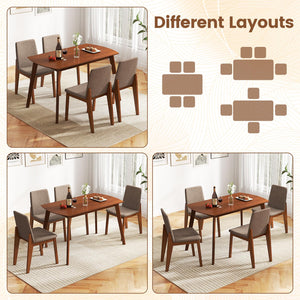 5-Piece Dining Table Set for 4