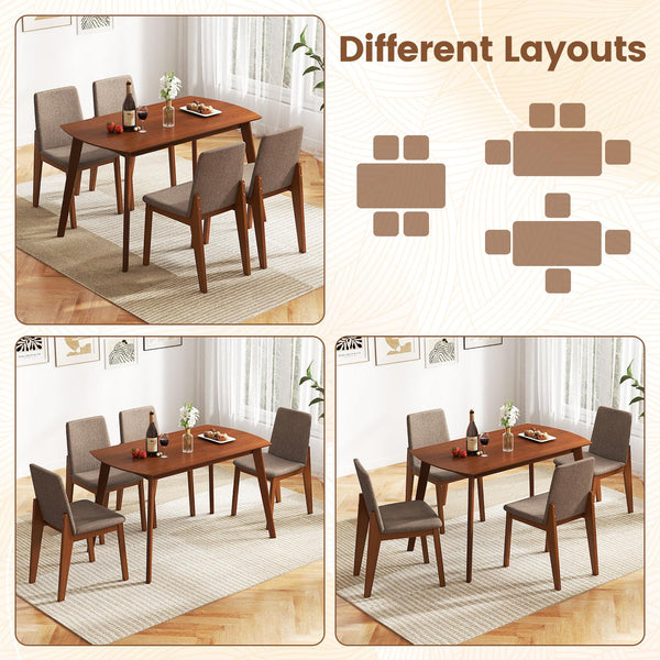 5-Piece Dining Table Set for 4