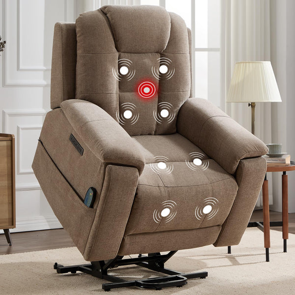 Power Lift Recliner Chair with Massage & Heat