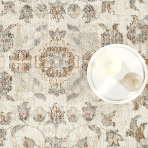 Oriental & Vintage Beige Area Rug