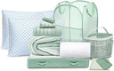Twin XL Dorm Room Complete Bedding & Organizer Set