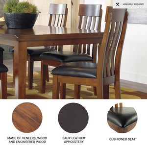 Rake Back Upholstered Dining Chair, Set of 2
