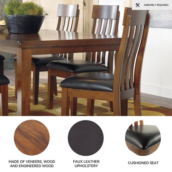 Rake Back Upholstered Dining Chair, Set of 2