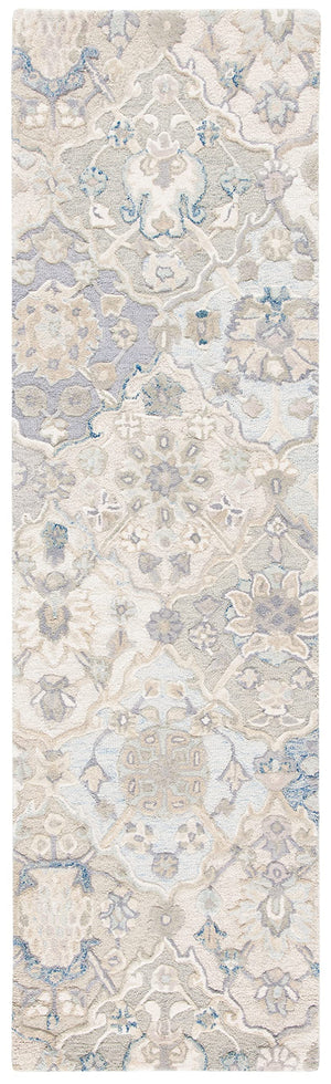 Hand-Tufted Wool Runner Rug 2'3" x 8' – Striped Contemporary Area Rug