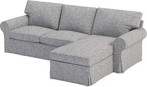 Loveseat with Chaise Slipcover – Cotton Replacement Cover