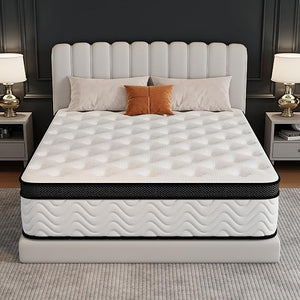 Hybrid Pocket Coil Mattress – Memory Foam, Medium Firm, Multiple Sizes