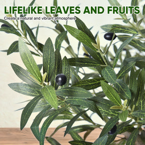 5 Ft Artificial Olive Tree Indoor