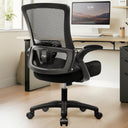 Ergonomic High Back Mesh Office Chair with Lumbar Support & Flip-Up Armrests