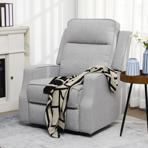 Electric Power Recliner with USB Charging – Gray