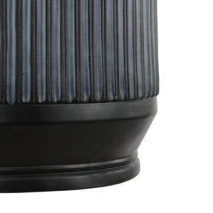 Kline Ribbed Resin Outdoor Accent Table