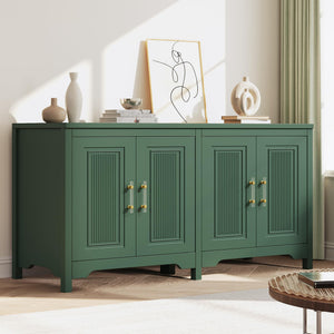 55" Fluted Buffet Cabinet with Storage