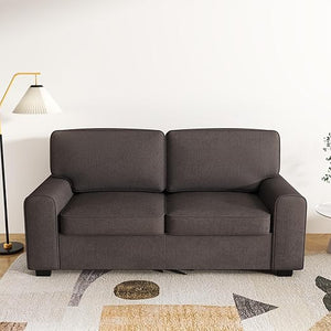 69.6" Modern Chenille Loveseat Sofa with Solid Wood Frame