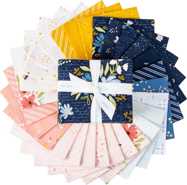 Between the Pages 28 Fat Quarter Bundle – 100% Cotton Quilting Fabric