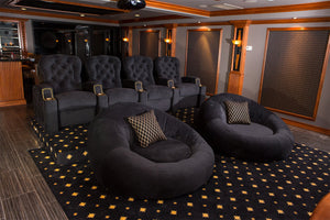 Cuddle Fabric Home Theater Seat