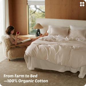 Organic Cotton Duvet Cover Set – Queen & King