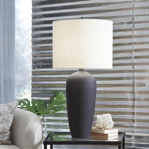 Modern Black Table Lamp with 3-Way Switch