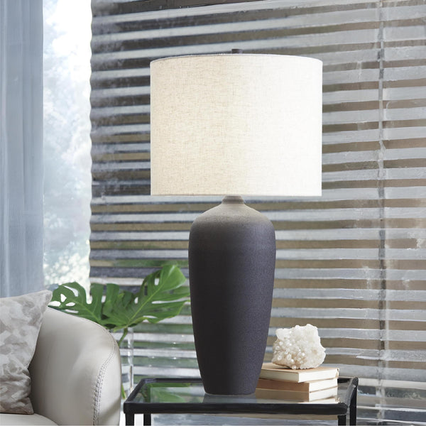 Modern Black Table Lamp with 3-Way Switch