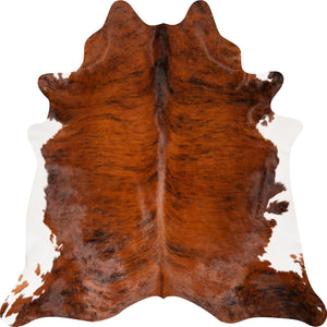 Genuine Cowhide Area Rug 6x7 ft – Natural Leather Floor Rug