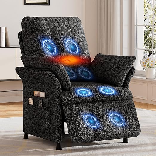 Power Recliner Chair with Heat & Massage