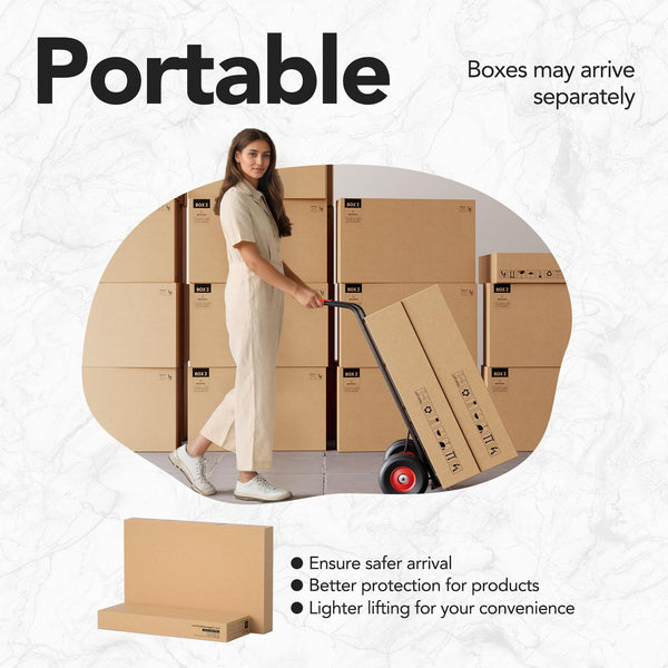 Electric Standing Desk with Drawers & Monitor Shelf, 48 Inch