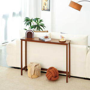 Bamboo Narrow Console Table 39.37"