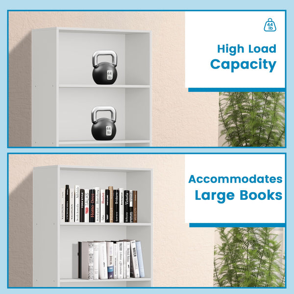 6-Tier Tall Bookshelf – Floor Standing Open Bookcase