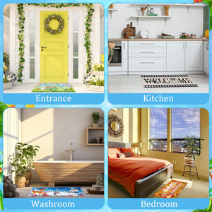 12-Piece Interchangeable Seasonal Doormat Set
