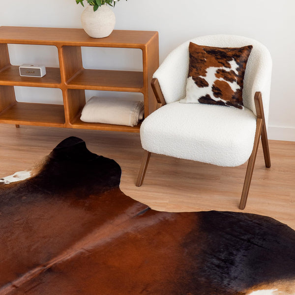 Genuine Cowhide Area Rug 6x7 ft