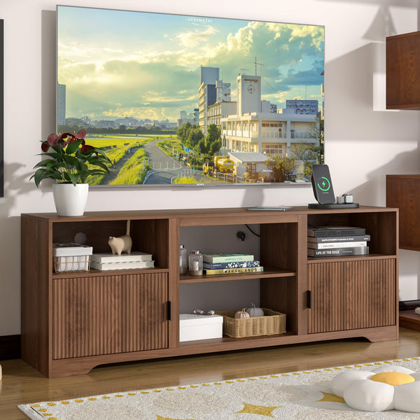 Fluted TV Stand for TVs up to 80"