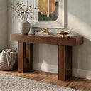 63" Farmhouse Console Table with Drawers