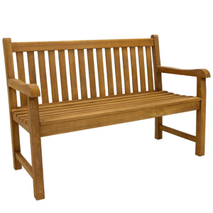 2-Person Teak Outdoor Garden Bench