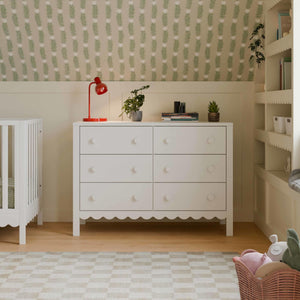 Scallop 6-Drawer Dresser